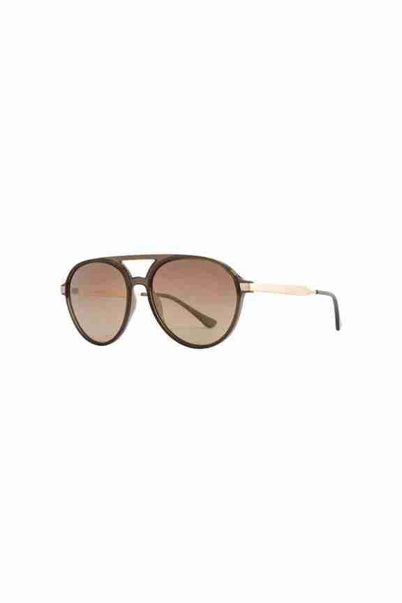 Mens Full Rim 100% UV Protection Aviator Sunglasses - PR-4273-C02
