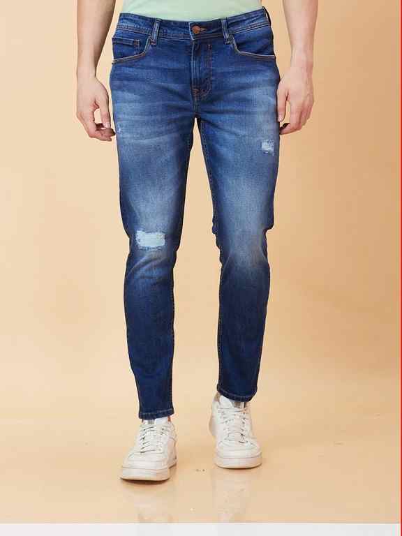 Being Human Men Blue Solid Jeans