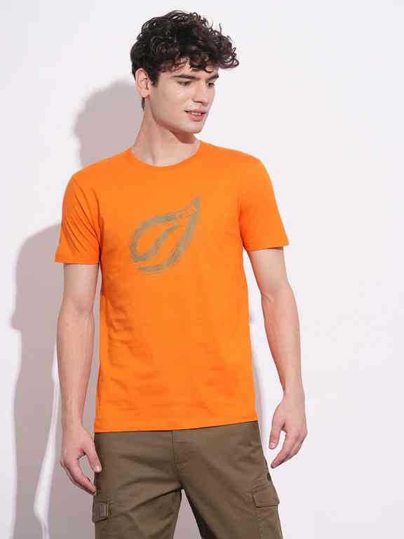 Being Human Mens-Top Crew Neck Amber