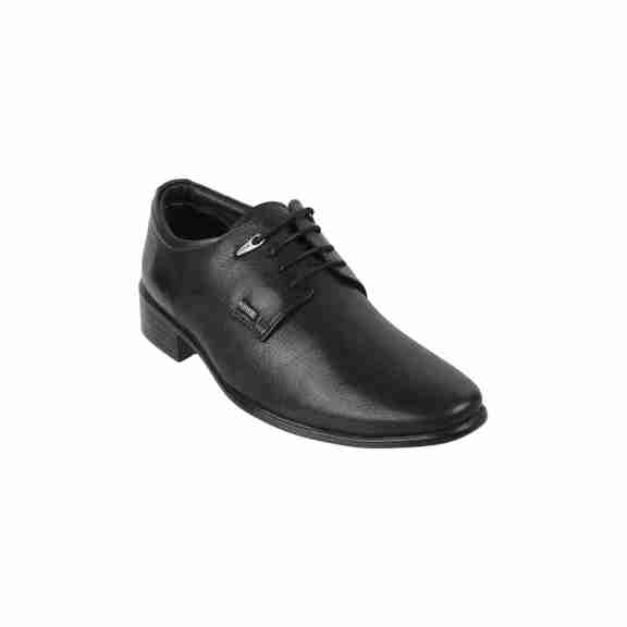 Mochi  Men  Black  Leather  Formal Shoes  Euro 40