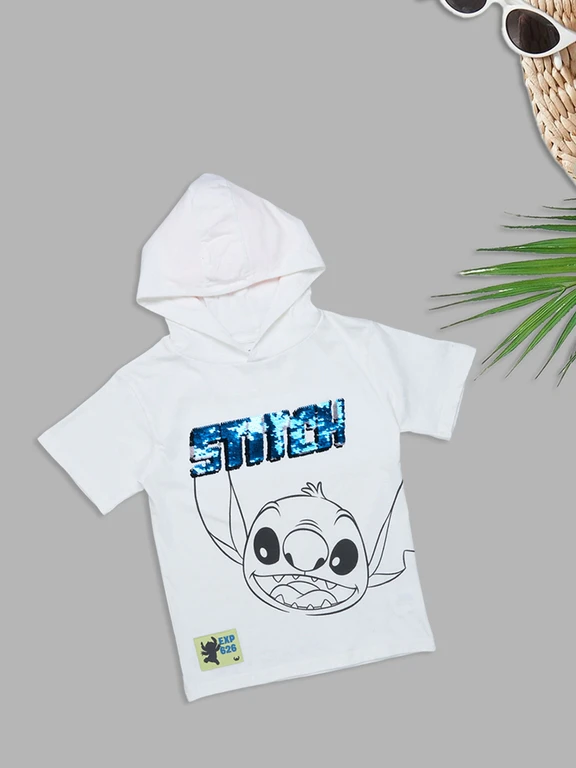 Off-White Stitch Oversized Hoodie T-Shirt