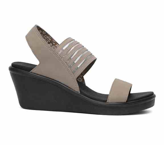 Skechers Womens RUMBLE ON Dark Taupe Casual Sandals