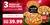 3 Reg Pizzas Deal
