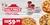 3 Pizzas Half Price Deal