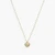 Pavé Iconic Heart Pendant Necklace In Gold Tone
