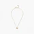 Pavé Iconic Heart Pendant Necklace In Gold Tone