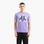 Pima Cotton Crewneck Tshirt With Logo Print