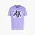 Pima Cotton Crewneck Tshirt With Logo Print