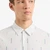 Slim Fit Jacquard All Over Logo Stretch Cotton Poplin Shirt