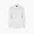 Slim Fit Jacquard All Over Logo Stretch Cotton Poplin Shirt