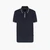 Regular Fit Cotton Polo Shirt With Contrasting Stripe Detailing And A Quarter Zip