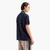 Regular Fit Cotton Polo Shirt With Contrasting Stripe Detailing And A Quarter Zip