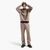Regular Fit Cotton Polo Shirt With Contrasting Stripe Detailing And A Quarter Zip