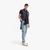 Slim Fit Cotton Crewneck T-Shirt With Sublte Tone-On-Tone Logo
