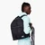 All Over Logo Backpack With Front Zip Closure And Laptop Compartment