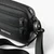 Coated Crossbody Bag With 2 External Pockets