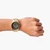 Gold Stainless Steel Round Watch