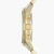 Gold Stainless Steel Round Watch