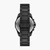 Black Stainless Steel Round Watch