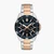 2-Tone Stainless Steel Round Watch