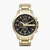 Black Stainless Steel Round Watch