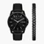Black Stainless Steel Round Watch