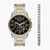 2-Tone Stainless Steel Round Watch