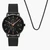 Black Stainless Steel Round Watch
