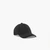 Black Edition Cotton Cap With A Logo Patch And Leather Details
