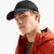 Black Edition Cotton Cap With A Logo Patch And Leather Details