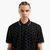 Regular Fit All Over Logo Cotton Polo Shirt