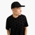 All Over Logo Cotton Cap With Snap Fastener