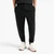 Regular Fit Cotton Trousers With Elasticated Waistband And Logo Patch