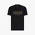 Regular Fit Cotton Crewneck T-Shirt With Blurred Brand Logo