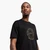 Regualr Fit Cotton Crewneck T-Shirt With Rhinestone Branding