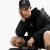 Icon Zip-Up Down Jacket With A Hoodie And Monochromatic Logo Patch