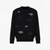 Logo Mania Regular Fit Cotton Crewneck Sweatshirt
