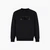 Regular Fit Cotton Crewneck Sweatshirt With Vinyl Logo Patch