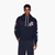 Regular Fit Cotton Hooded Sweatshirt With Multi Logo Design