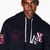 Regular Fit Cotton Hooded Sweatshirt With Multi Logo Design