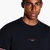 Regular Fit Two-Tone Cotton Sweatshirt With Embroidered Branding