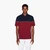 Regular Fit Two-Tone Cotton Polo Shirt With Embroidered Branding