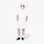All Over Logo Cotton Shorts With Elasticated Waistband And Customised Drawstrings