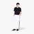 Regular Fit Cotton Crewneck T-Shirt With Monochromatic Logo Tape