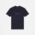 Regular Fit Cotton Crewneck T-Shirt With Central Textured Branding