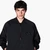 Black And Gold Dual Zip Bomber Jacket With A Logo Patch