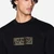 Regular Fit Cotton Crewneck Sweatshirt With Central Gold Branding