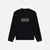 Regular Fit Cotton Crewneck Sweatshirt With Central Gold Branding