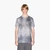 Regular Fit All Over Logo Cotton Crewneck T-Shirt With Gradient Print