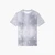 Regular Fit All Over Logo Cotton Crewneck T-Shirt With Gradient Print